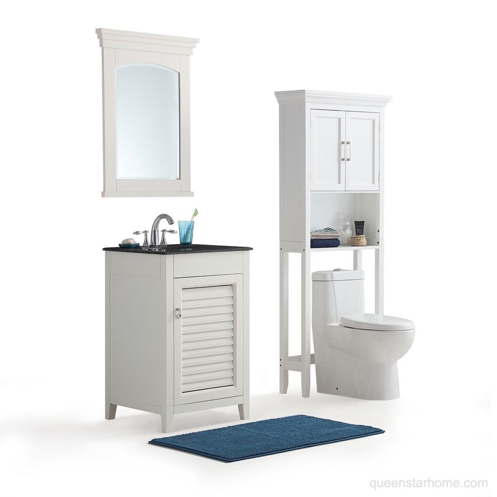 QS-AD01 20” White bathroom vanity cabinet